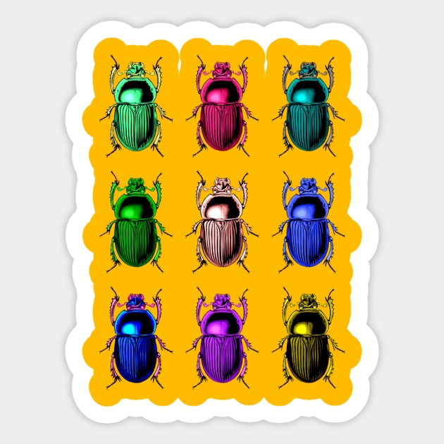 Cosmic Scarabs Sticker by TheDaintyTaurus